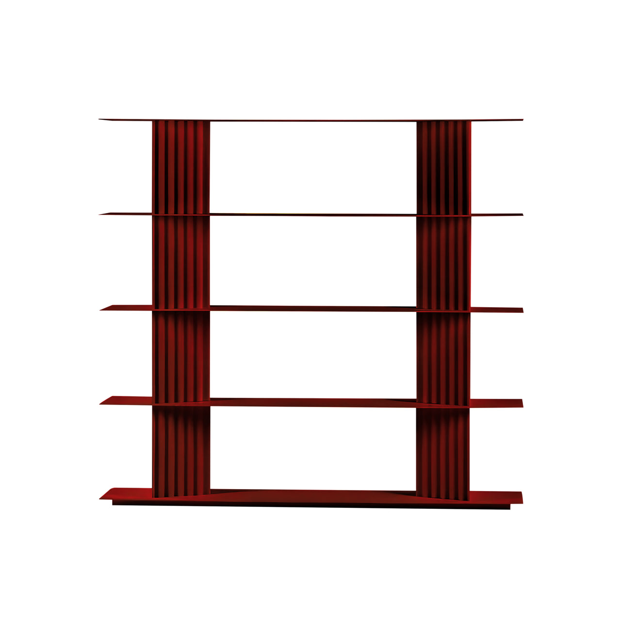 Plec Shelving: Small + High + Bordeaux