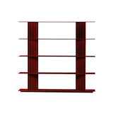Plec Shelving: Small + High + Bordeaux