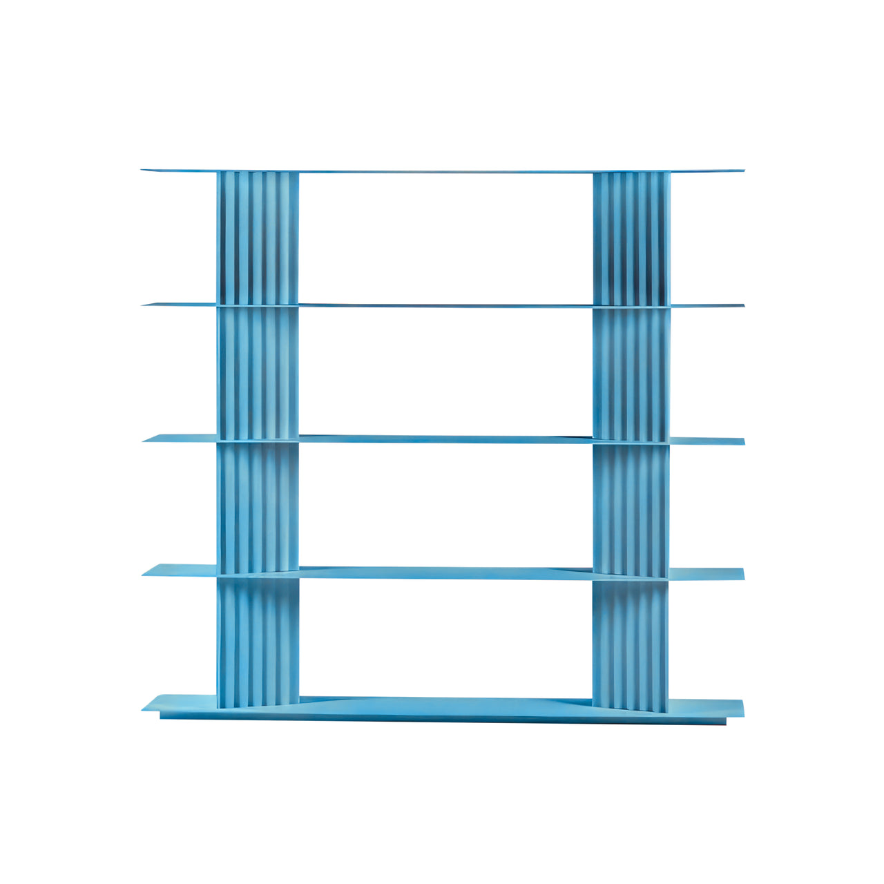 Plec Shelving: Small + High + Cool Blue