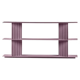 Plec Shelving: Small + Low + Pastel Violet