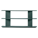 Plec Shelving: Small + Low + Nordic Green
