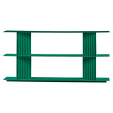 Plec Shelving: Small + Low + Emerald Green