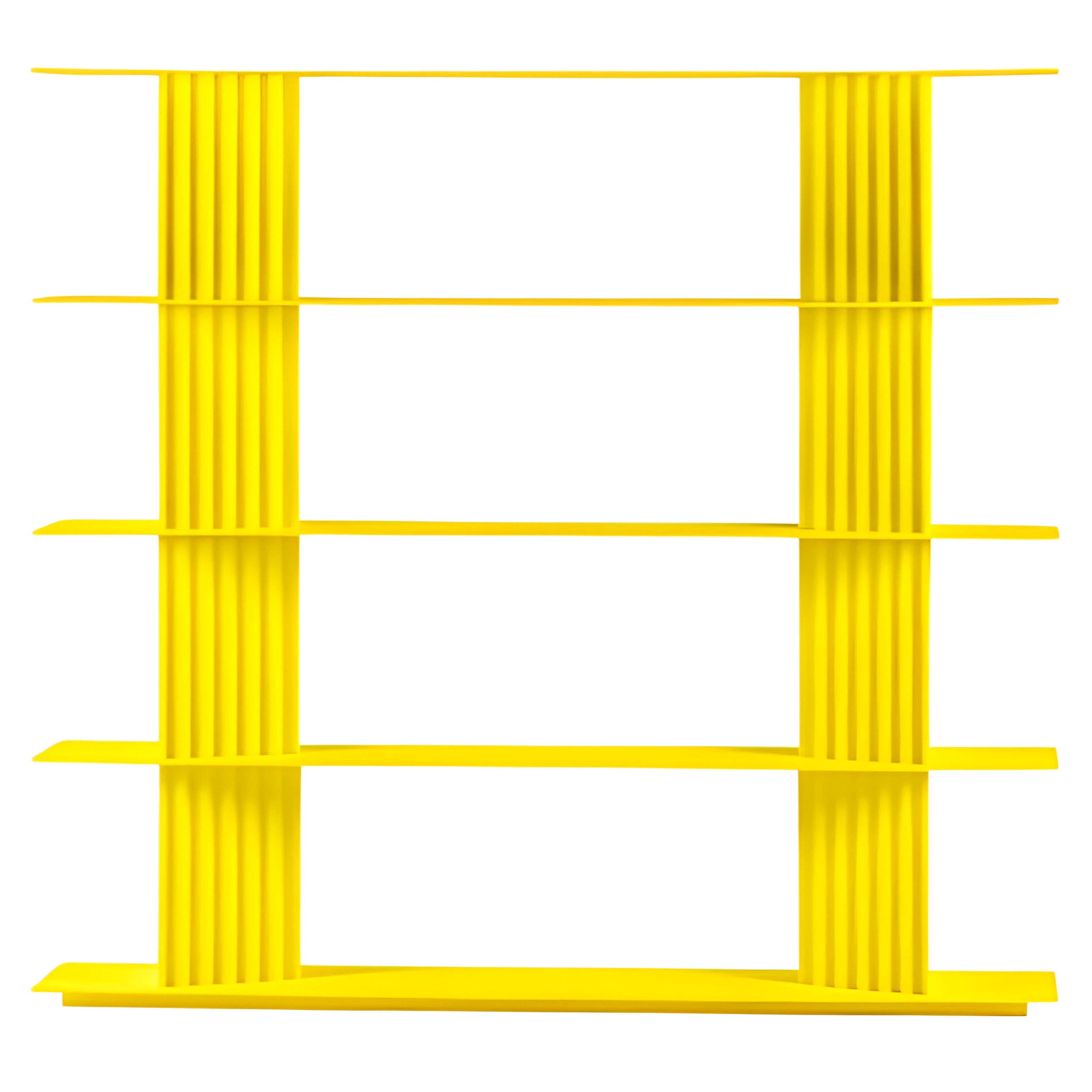 Plec Shelving: Small + High + Sulfur Yellow