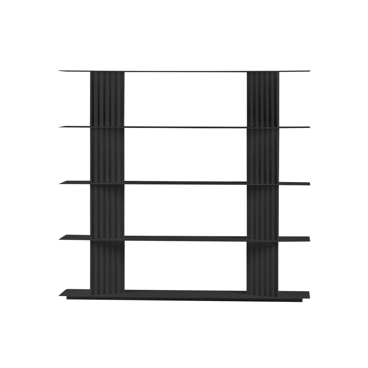 Plec Shelving: Small + High + Jet Black