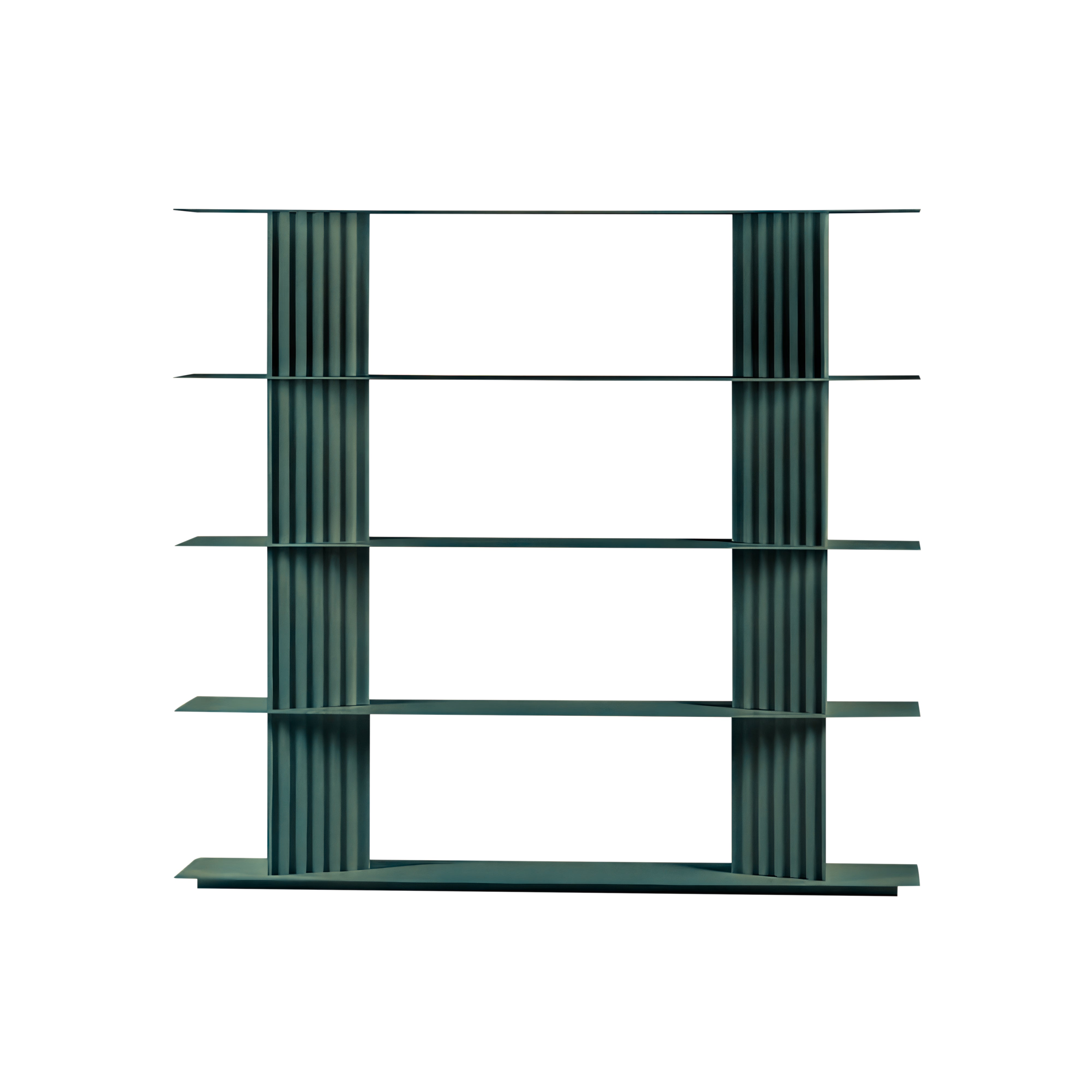 Plec Shelving: Small + High + Nordic Green