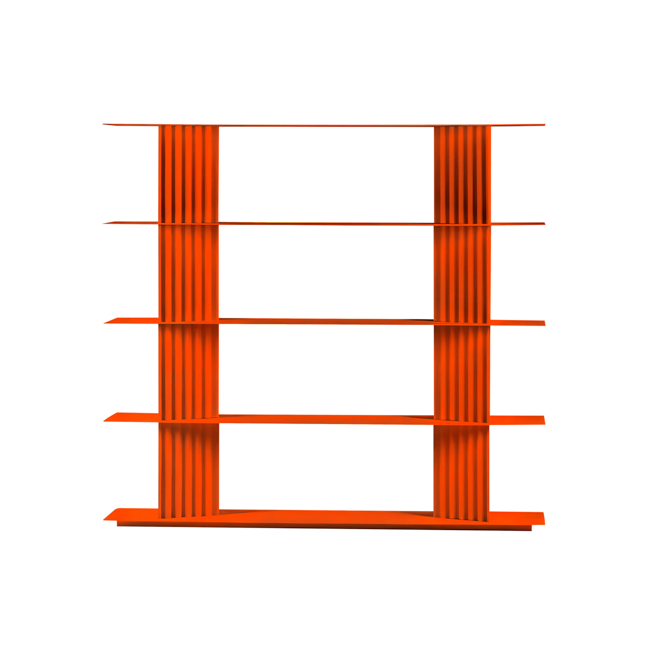 Plec Shelving: Small + High + Pure Orange