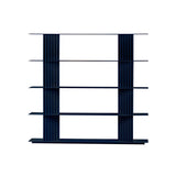 Plec Shelving: Small + High + Steel Blue