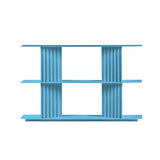 Plec Shelving: Extra Small + Low + Cool Blue