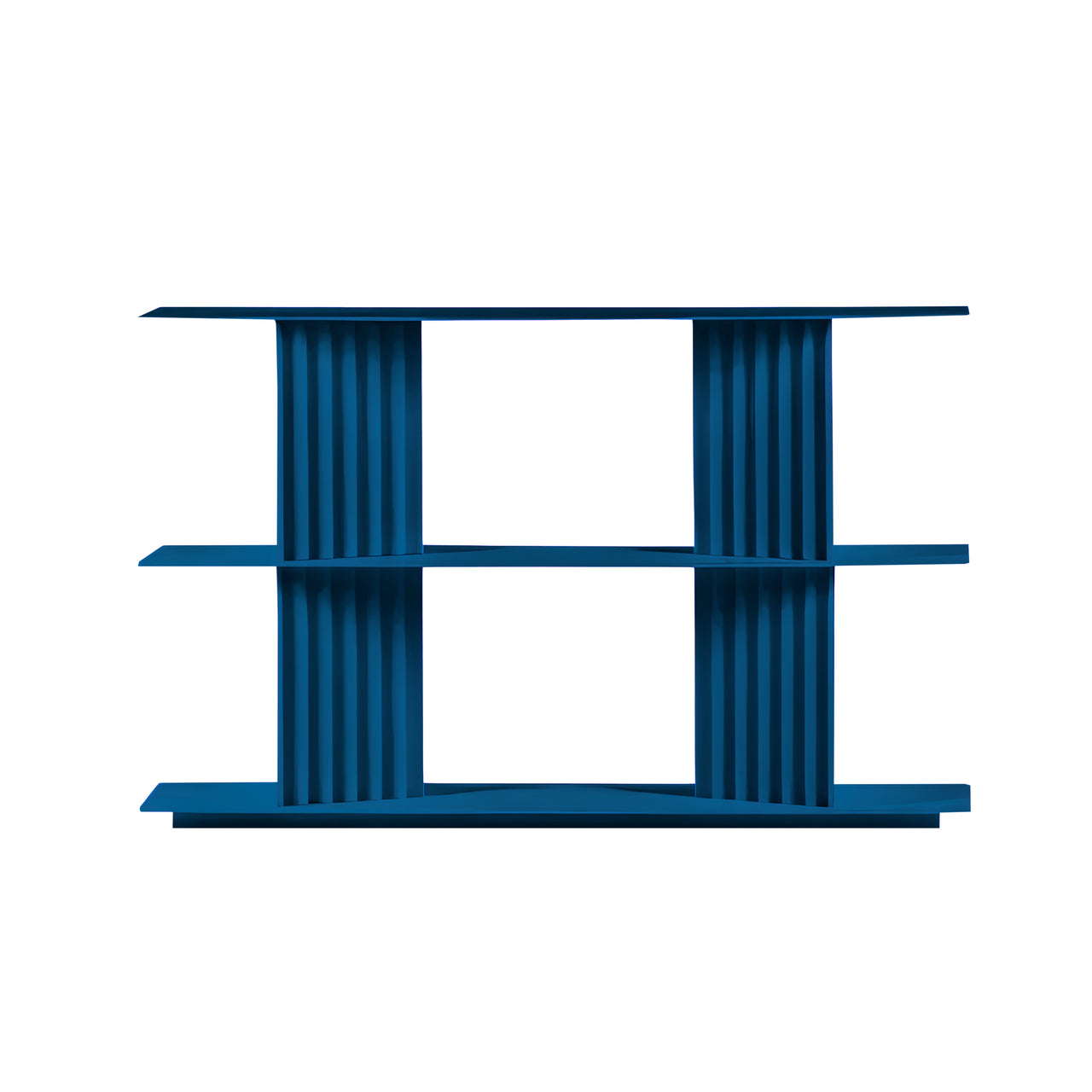 Plec Shelving: Extra Small + Low + Green Blue