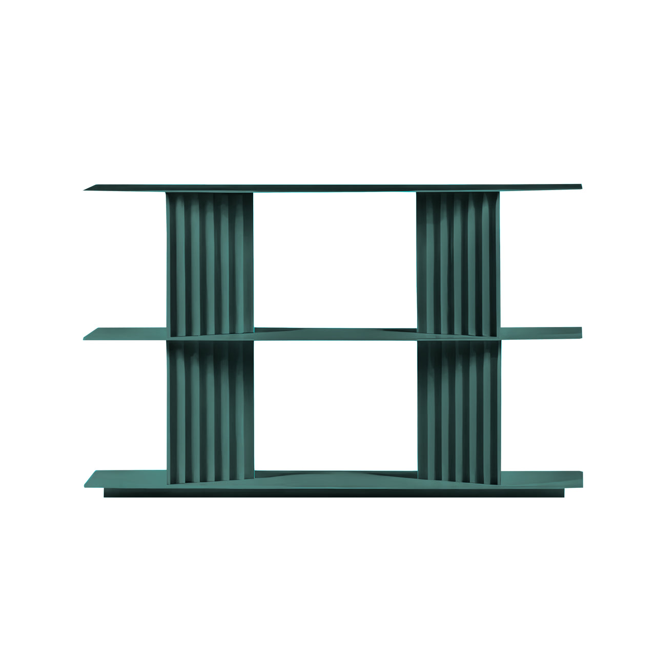 Plec Shelving: Extra Small + Low + Nordic Green