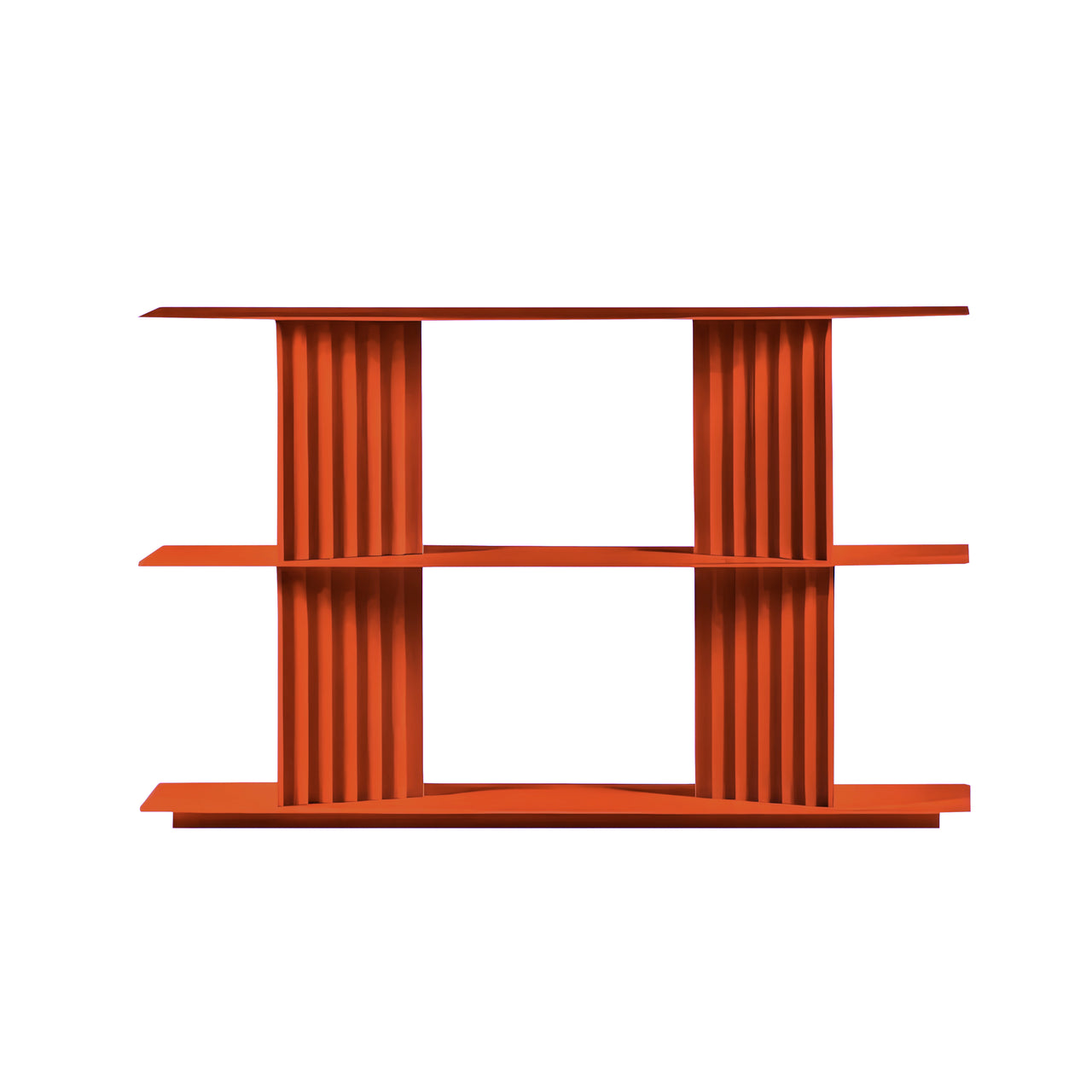 Plec Shelving: Extra Small + Low + Terracotta