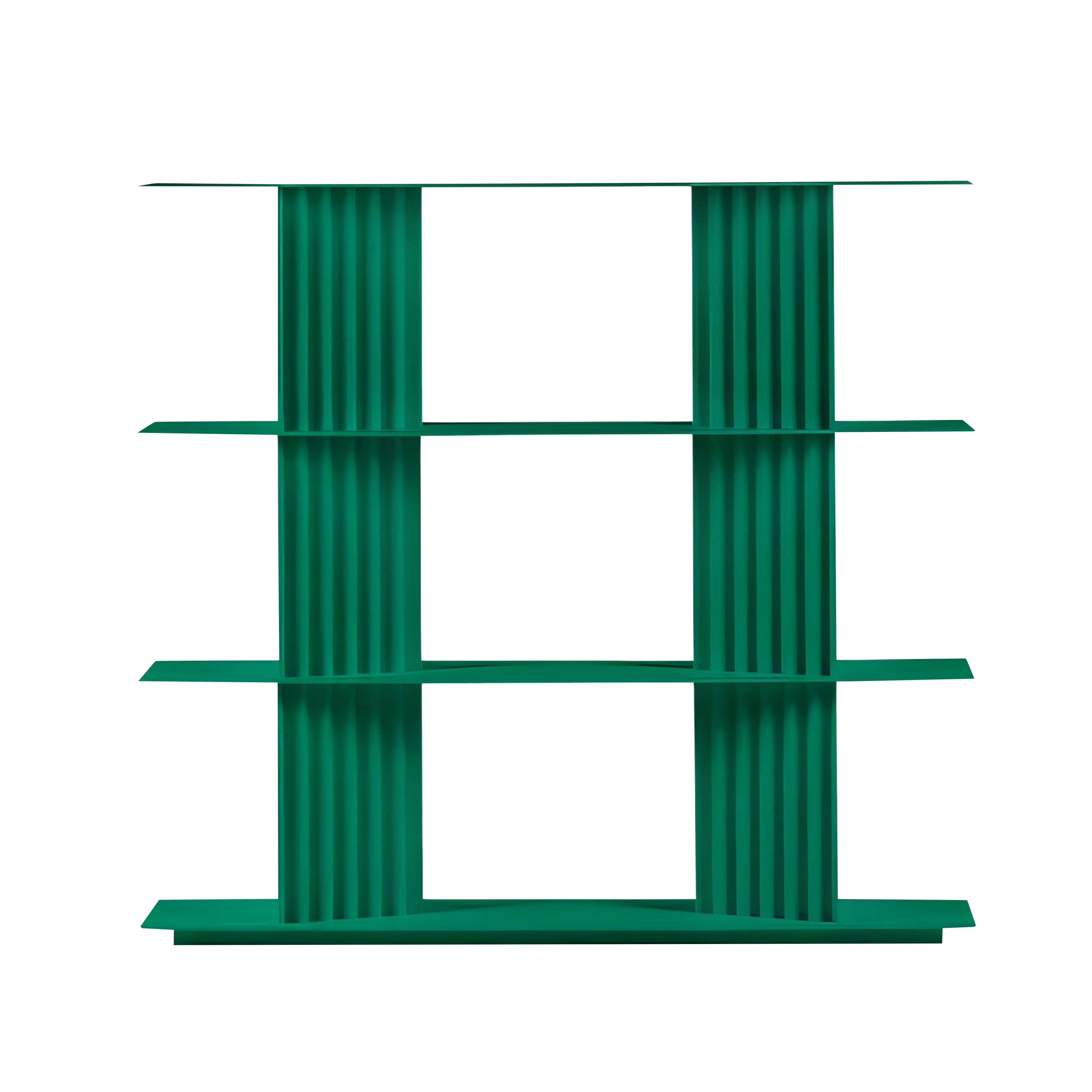 Plec Shelving: Extra Small + Medium + Emerald Green