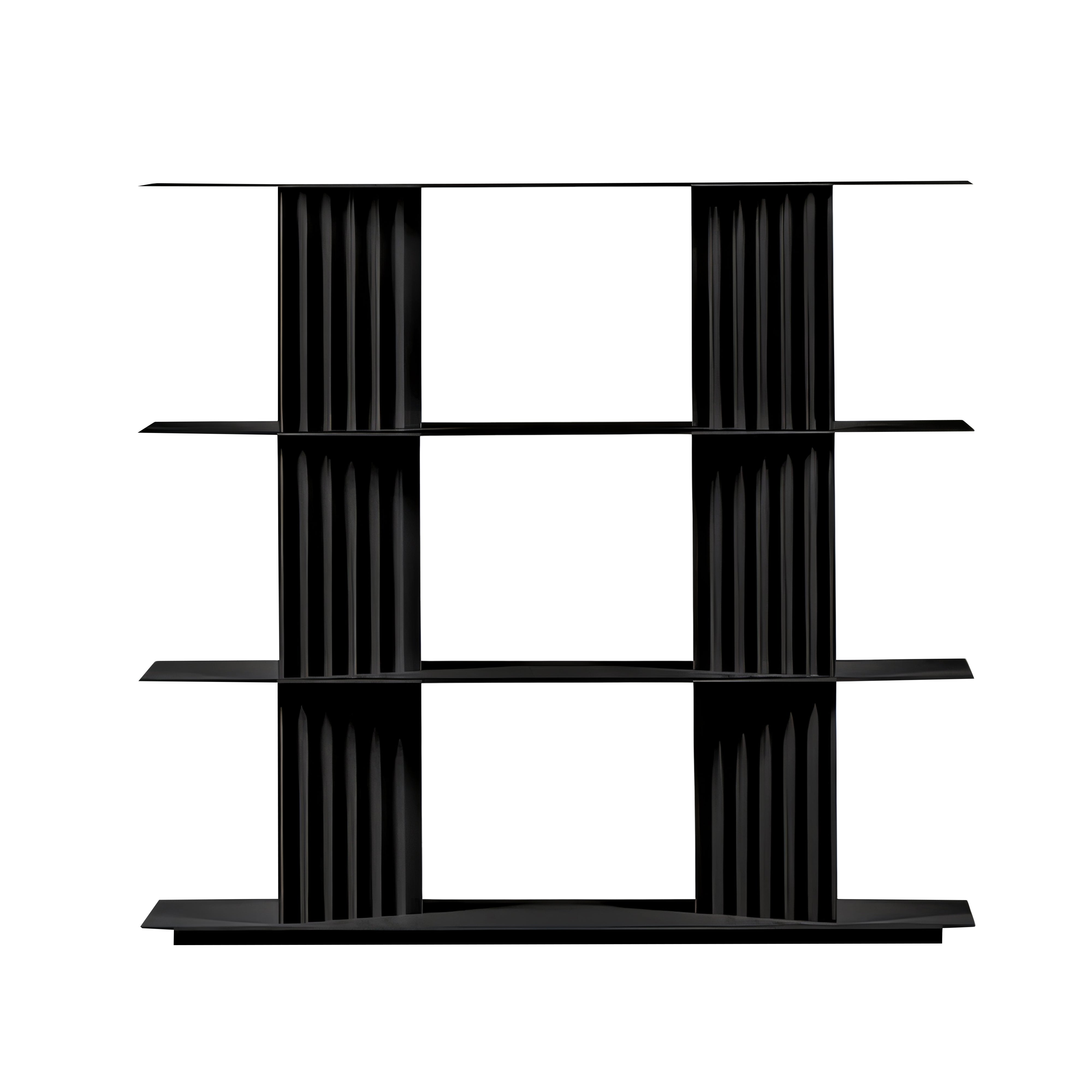 Plec Shelving: Extra Small + Medium + Jet Black