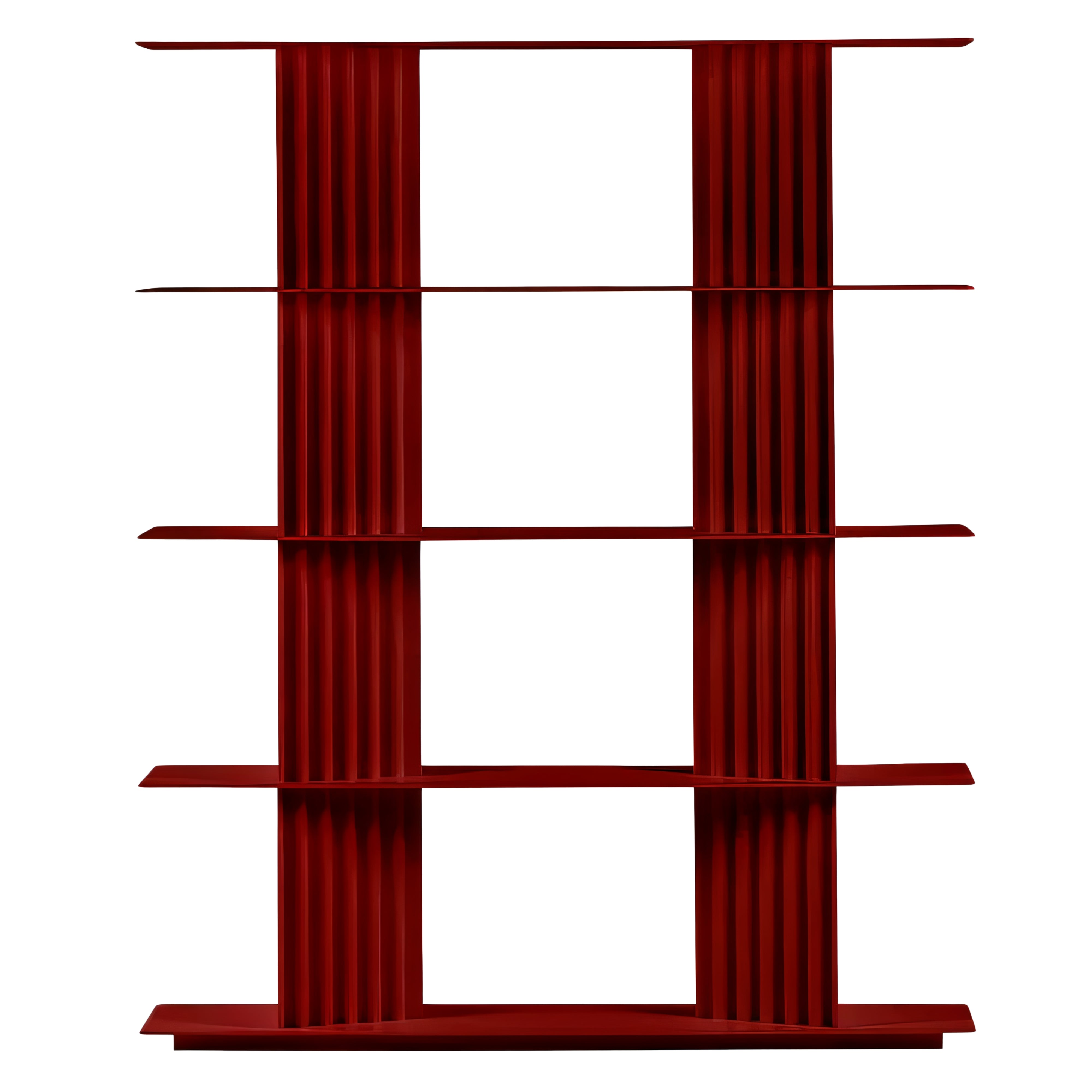Plec Shelving: Extra Small + High + Bordeaux