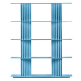 Plec Shelving: Extra Small + High + Cool Blue