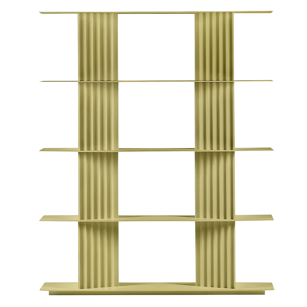 Plec Shelving: Extra Small + High + Green Beige