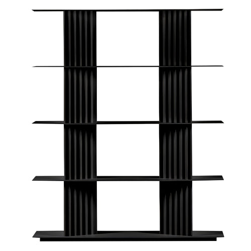 Plec Shelving: Extra Small + High + Jet Black
