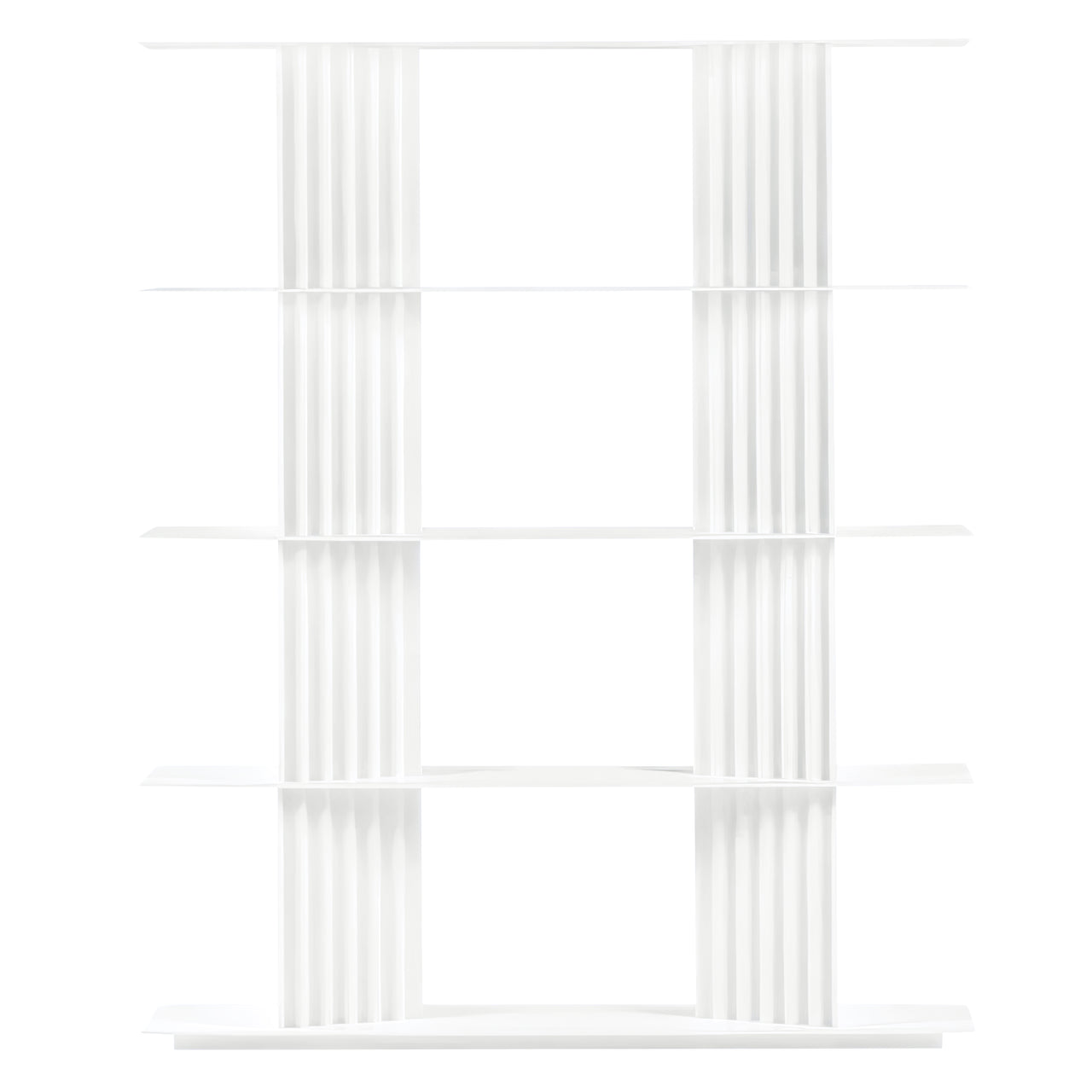 Plec Shelving: Extra Small + High + Traffic White