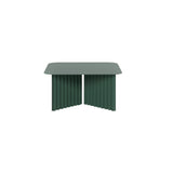 Plec Rectangular Occasional Table: Steel + Medium - 27.6