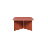 Plec Rectangular Occasional Table: Steel + Medium - 27.6