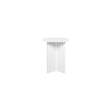 Plec Rectangular Occasional Table: Steel + Small - 14.8