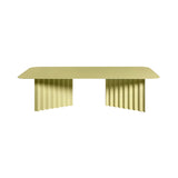 Plec Rectangular Occasional Table: Steel + Large - 45.3