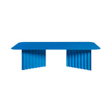 Plec Rectangular Occasional Table: Steel + Large - 45.3