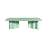 Plec Rectangular Occasional Table: Steel + Large - 45.3