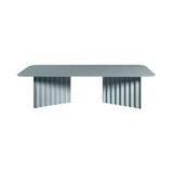 Plec Rectangular Occasional Table: Steel + Large - 45.3
