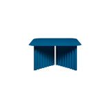 Plec Rectangular Occasional Table: Steel + Medium - 27.6