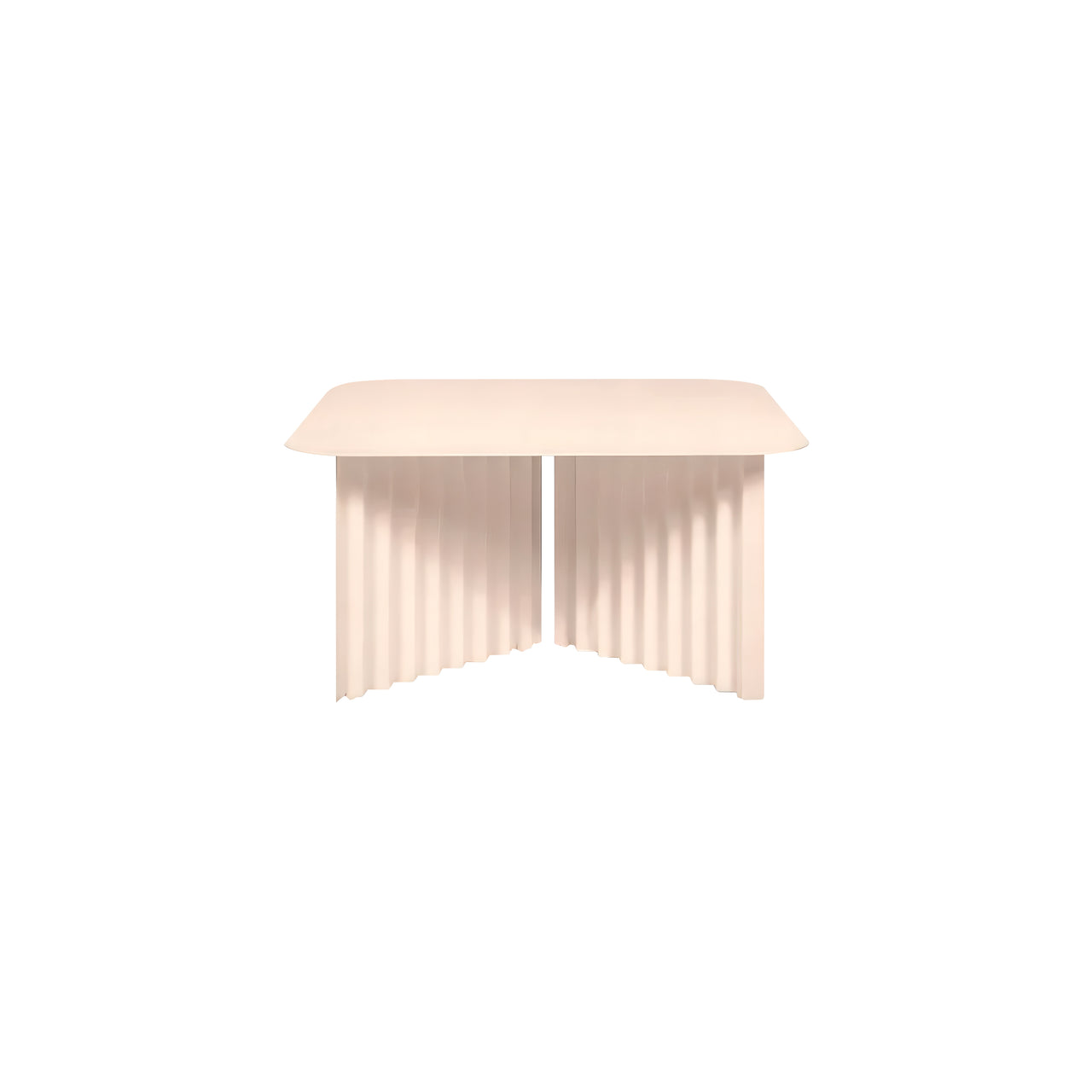 Plec Rectangular Occasional Table: Steel + Medium - 27.6