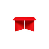 Plec Rectangular Occasional Table: Steel + Medium - 27.6