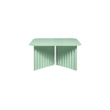 Plec Rectangular Occasional Table: Steel + Medium - 27.6