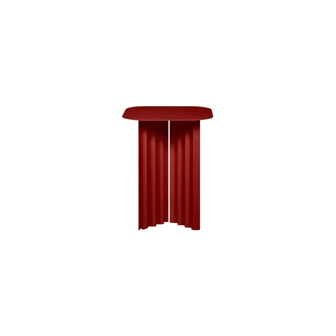 Plec Rectangular Occasional Table: Steel + Small - 14.8
