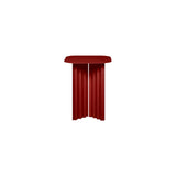 Plec Rectangular Occasional Table: Steel + Small - 14.8