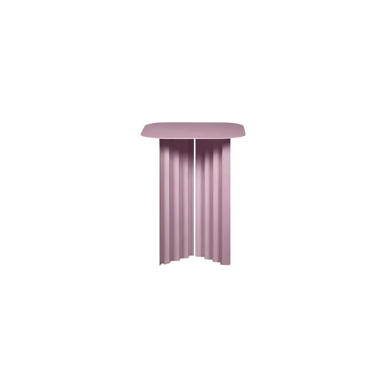 Plec Rectangular Occasional Table: Steel + Small - 14.8