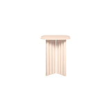 Plec Rectangular Occasional Table: Steel + Small - 14.8