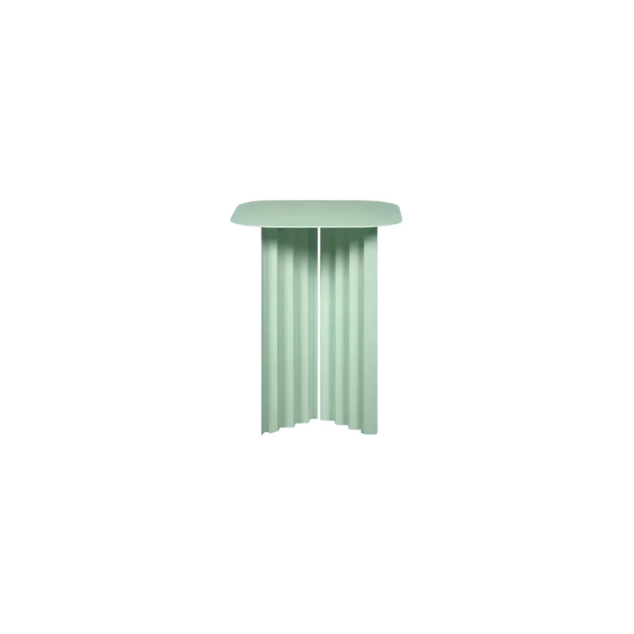 Plec Rectangular Occasional Table: Steel + Small - 14.8