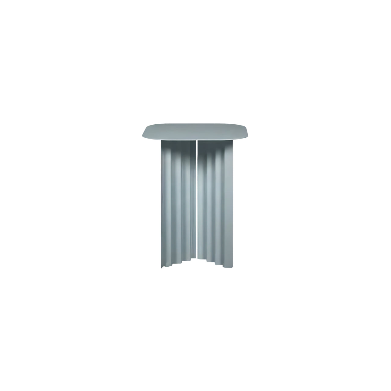 Plec Rectangular Occasional Table: Steel + Small - 14.8