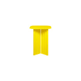 Plec Rectangular Occasional Table: Steel + Small - 14.8