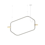 Palindrome Single Pendant: 2 Heads + Polished Black Nickel