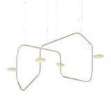 Palindrome Single Pendant: 4 Heads + Polished Copper