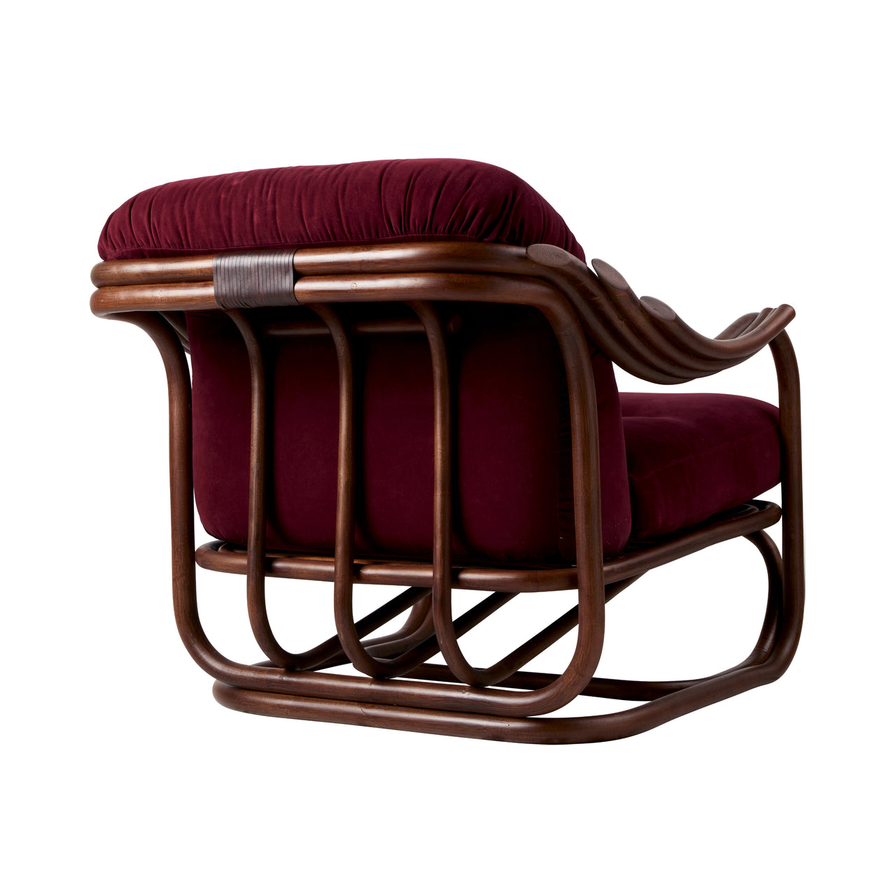 Poltrona Tria Lounge Chair: Fully Upholstered