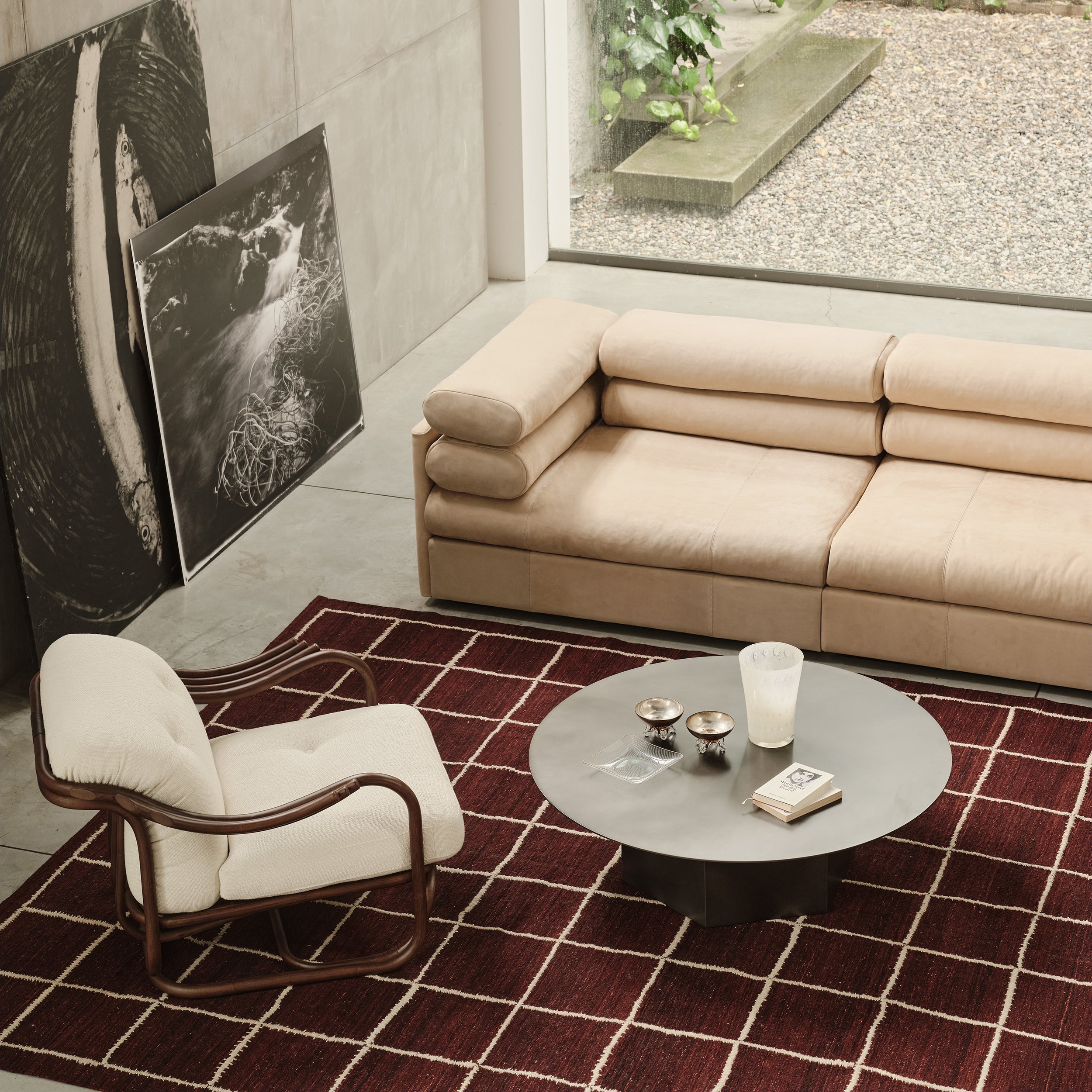 Poltrona Tria Lounge Chair: Fully Upholstered + LS
