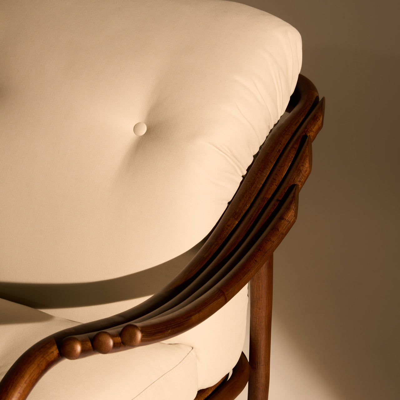 Poltrona Tria Lounge Chair: Fully Upholstered + DI