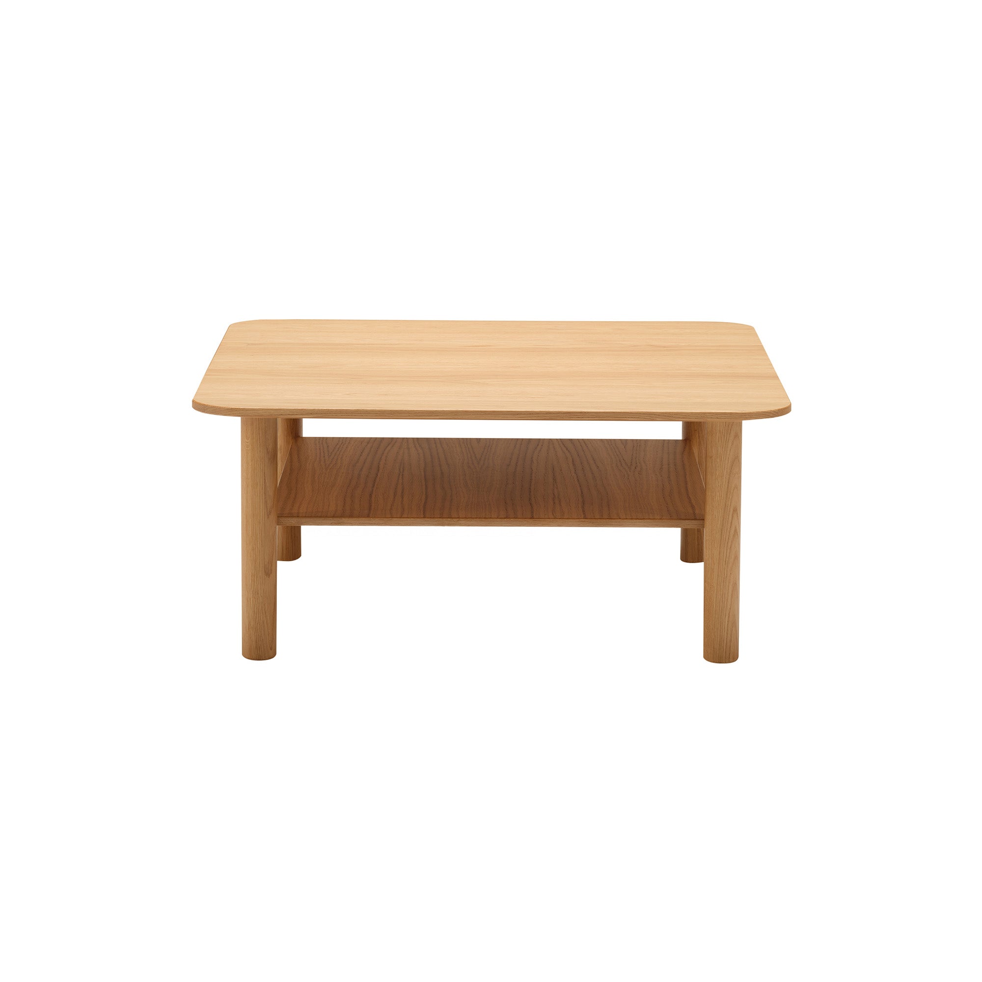 Port Coffee Table: Square + Oak