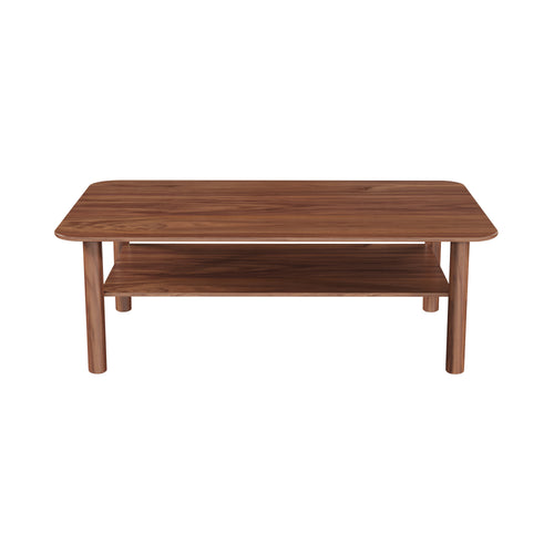 Port Coffee Table: Rectangular + Walnut