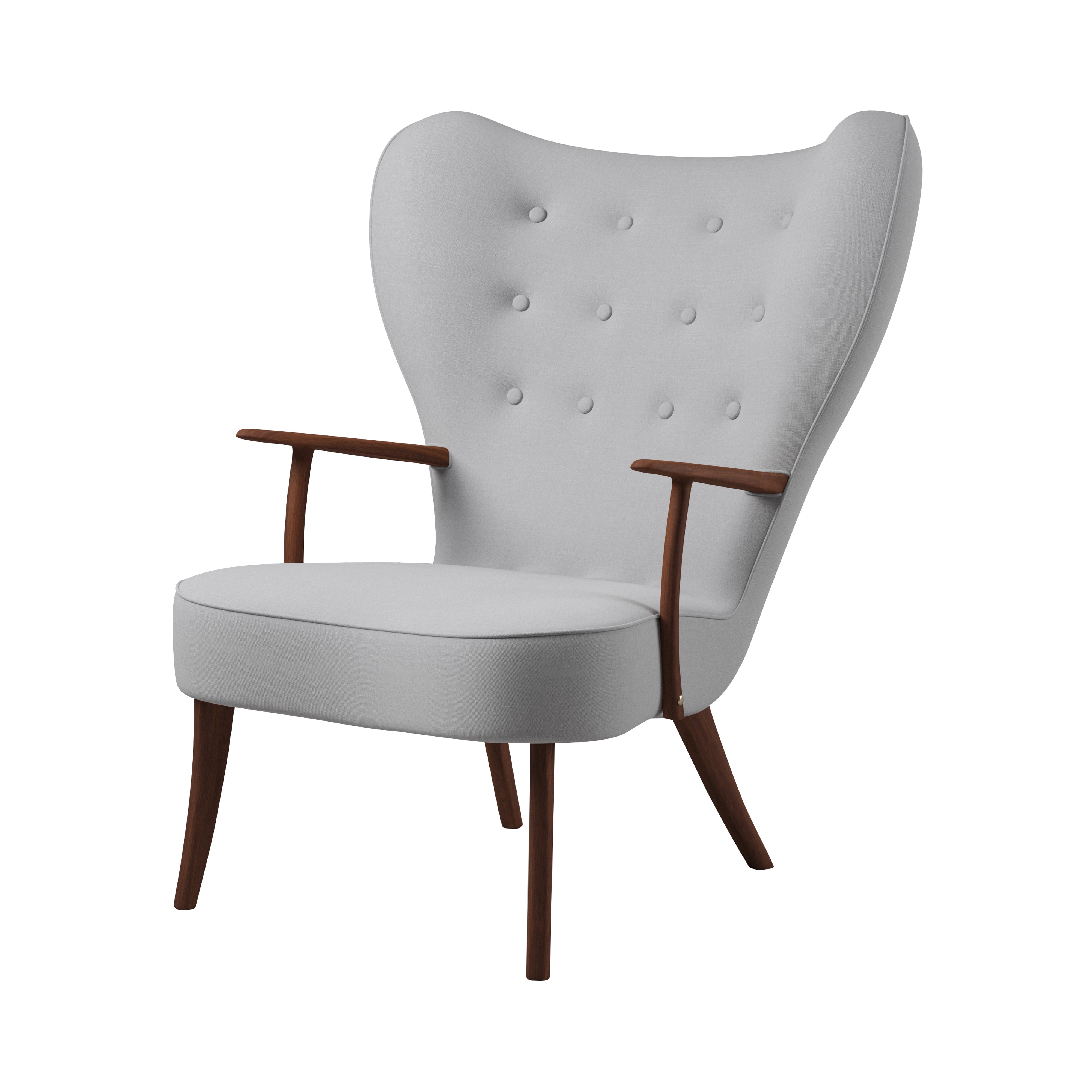 Pragh Lounge Chair: Oiled Walnut