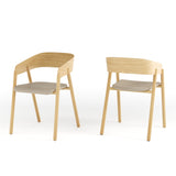 Mava Armchair: Seat Upholstered