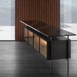 Chicago Glass Door Sideboard: Small